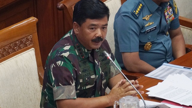 Rapat Kerja Komisi I DPR RI, Hadi Tjahjanto