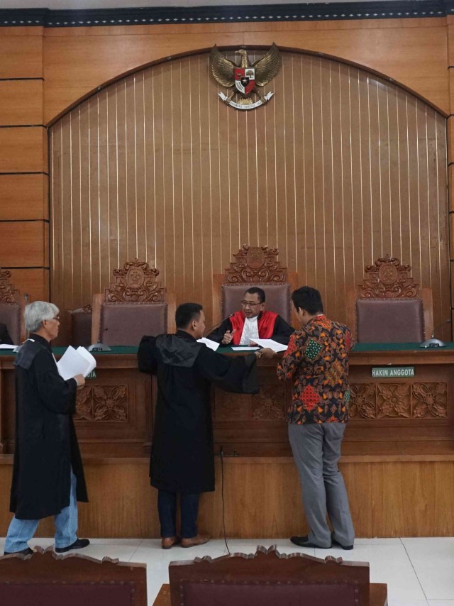 Sidang gugatan praperadilan I Nyoman Dhamantra terhadap KPK dengan agenda pembuktian di Pengadilan Negeri Jakarta Selatan, Rabu (6/11). Foto: Irfan Adi Saputra/kumparan 