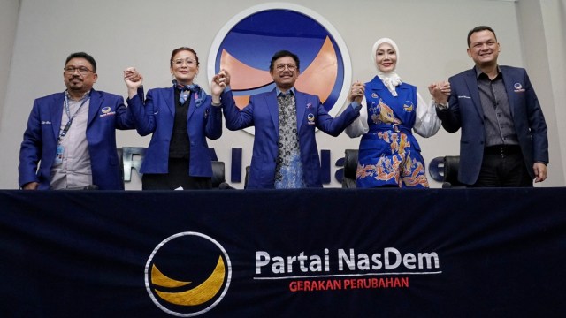 Konferensi pers menjelang Kongres II di Kantor DPP Partai Nasdem, Jakarta, Rabu (6/11/2019). Foto: Jamal Ramadhan/kumparan