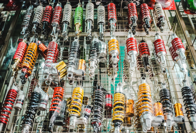 Suspensi Aftermarket Skuter Matik Gambot Foto: Bangkit Jaya Putra