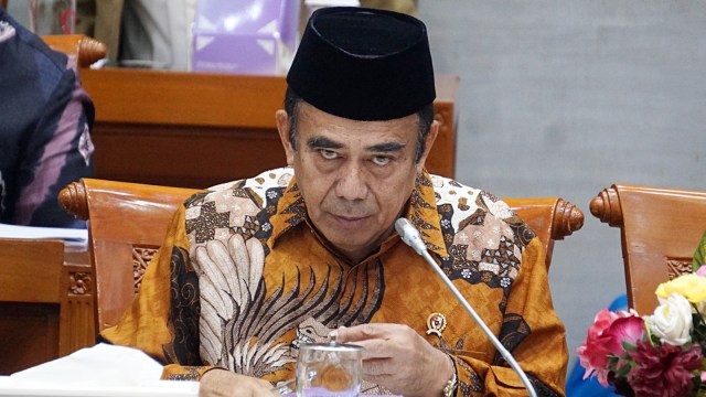 Menag Fachrul Razi rapat perdana dengan komisi VIII