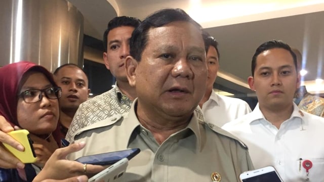 Menhan Prabowo Subianto
