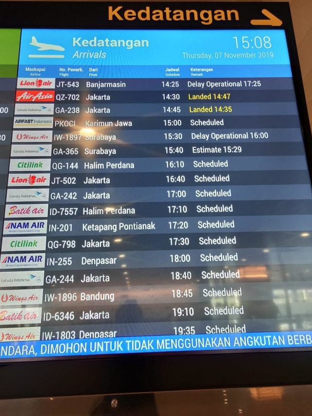 Suasana di Bandara Internasional Jenderal Ahmad Yani Semarang. Foto: Afiati Tsalitsati/kumparan 
