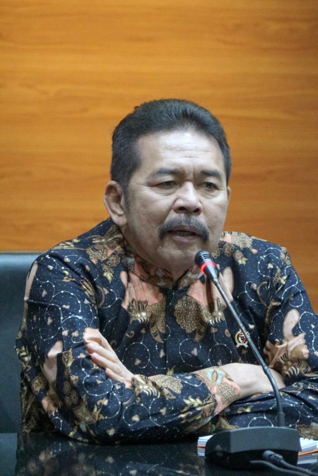 Jaksa Agung ST Burhanudin di gedung KPK, Jakarta, pada Jumat (8/11). Foto: Helmi Afandi/kumparan