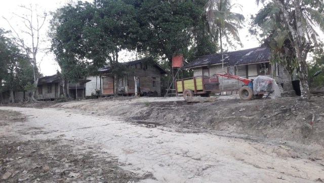 Kondisi Desa Wonorejo, Kabupaten Balangan ketika dipotret pada Agustus 2019. Foto: Donny Muslim/banjarhits.id