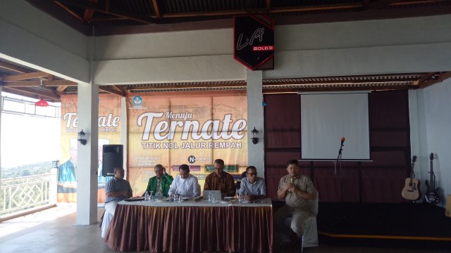 Diskusi Terpumpun 'Menuju Ternate Titik Nol Jalur Rempah' oleh Dinas Kebudayaan Ternate. Foto: Rajif Duchlun/cermat