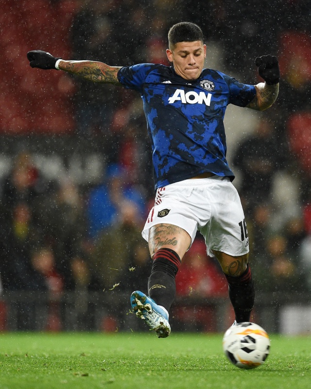 Marcos Rojo, bek Manchester United. Foto: Oli SCARFF / AFP