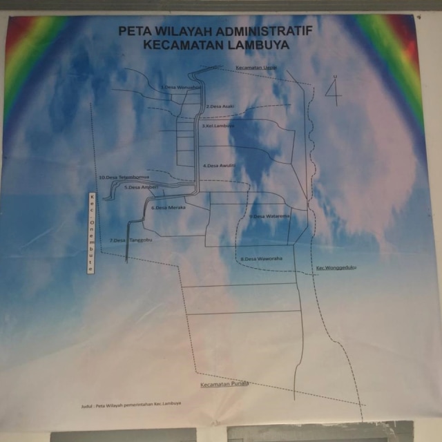 LIPSUS Dana Desa, Peta Kecamatan Lembuya, SQ