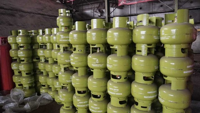 Tabung gas LPG 3 Kg. Foto : Dok Pertamina