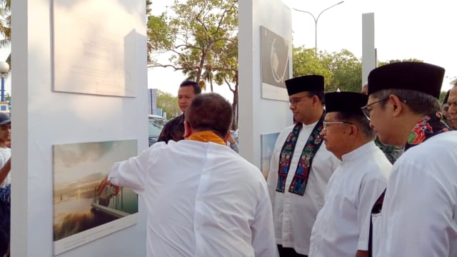 Anies Baswedan dan JK, Ground Breaking Masjid Apung