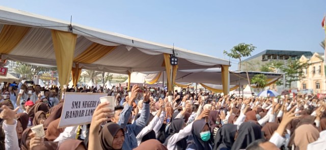 Aksi 3000 Wanita Minum Kopi di Lampung 2019 Pecahkan Rekor Muri (199933)