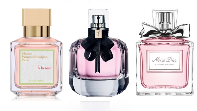 7 Parfum aroma bunga yang menyegarkan. Foto: Dok. Maison Francis Kurkdjian, YSL Beauty, Amazon