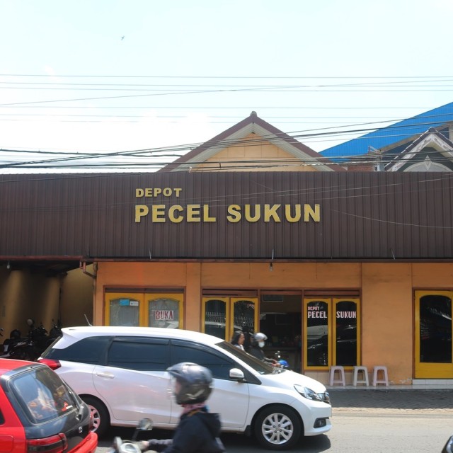 Depot Pecel Sukun tampak depan. (Foto: Fery Arifian)