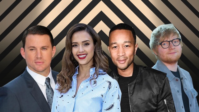 Channing Tatum, Jessica Alba, John Legend, Ed Sheeran