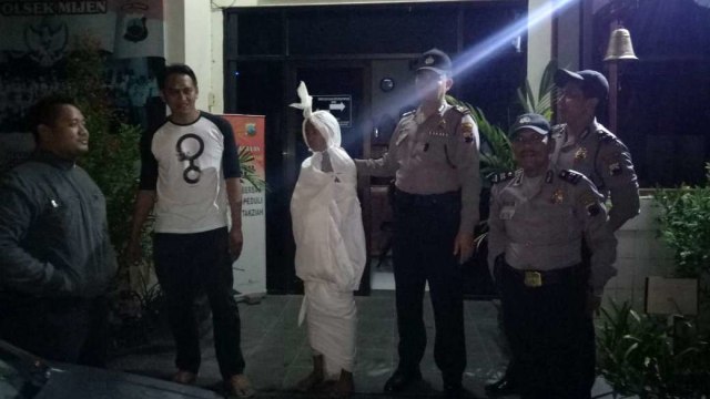 MF (13) Remaja di Kecamatan Mijen, Kota Semarang ditangkap polisi, Minggu (10/11). Foto: Dok. Istimewa