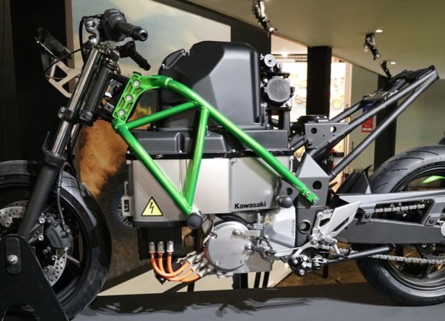 Prototipe motor listrik Kawasaki. Foto: Dok. Carscoops
