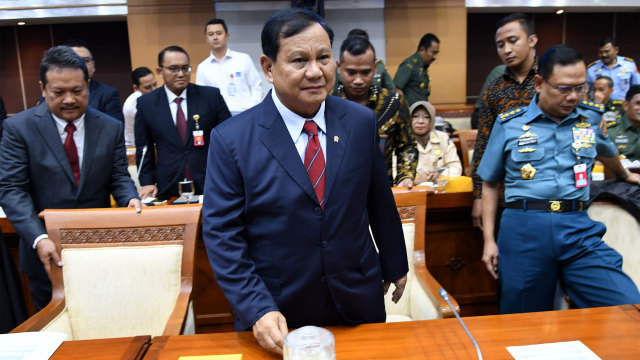 Menteri Pertahanan Prabowo Subianto
