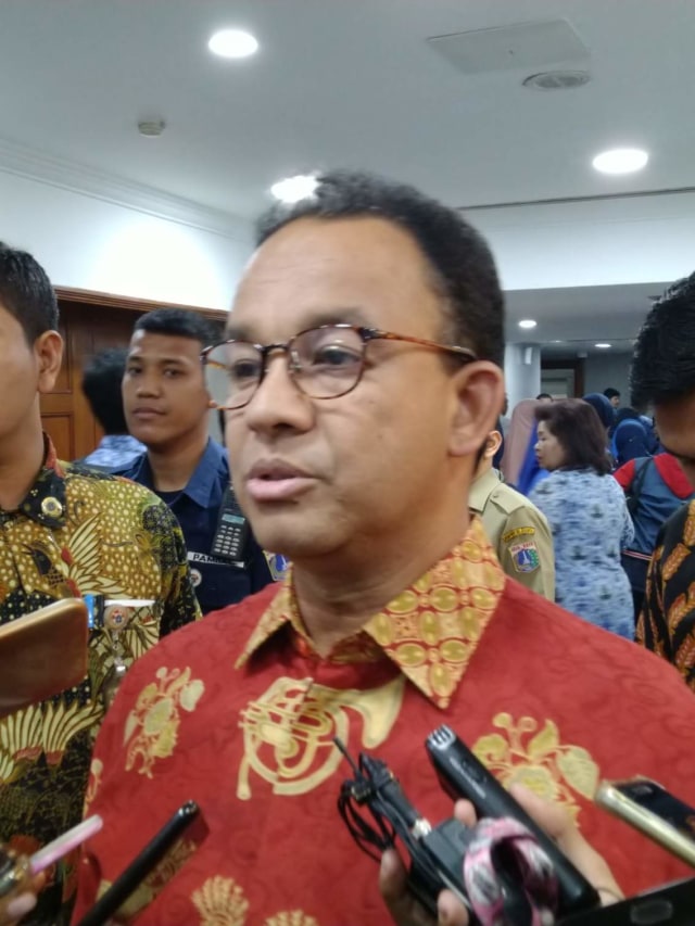 Gubernur DKI Jakarta Anies Baswedan di Balai Kota, Jakarta Pusat, Senin (11/11). Foto: Fachrul Irwinsyah/kumparan