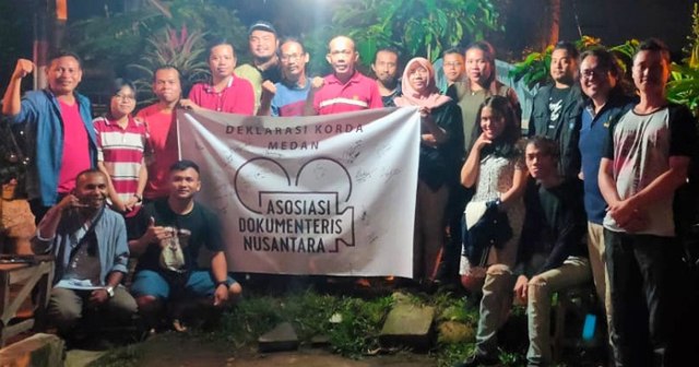 Deklarasi Asosiasi Dokumentaris Nusantara (ADN) Kota Medan. Foto : Istimewa