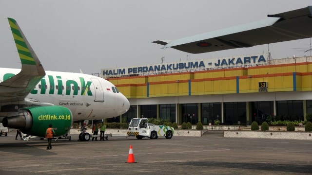 Bandara Halim Perdanakusuma, Jakarta, Selasa (12/11). Foto: Nugroho Sejati/kumparan
