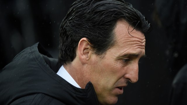 Unai Emery di Guimaraes. Foto: AFP/Miguel Riopa