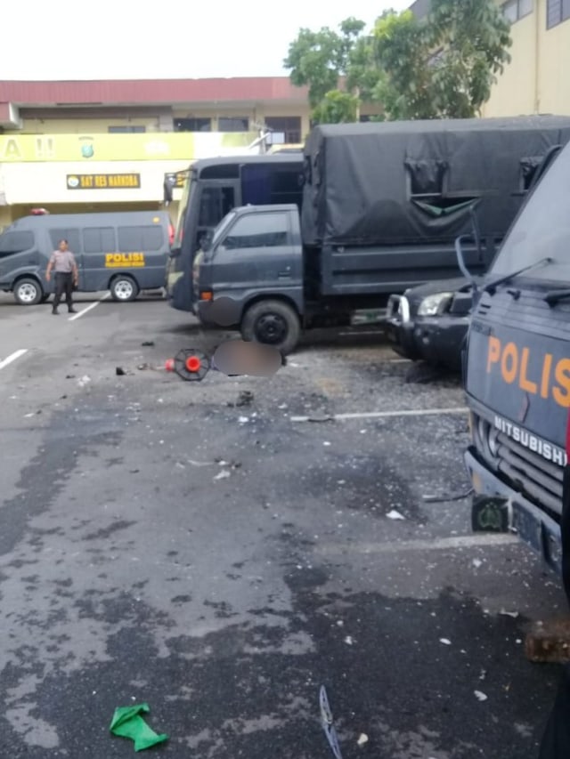Pelaku bom bunuh diri di Polrestabes Medan
 Foto: Twitter