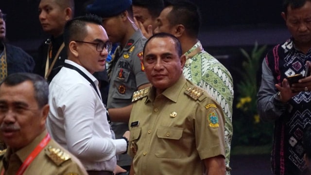 Gubernur Sumatera Utara Edy Rahmayadi Rakornas di Sentul, Jawa Barat, pada Rabu (13/11/2019). Foto: Fanny Kusumwardhani/kumparan
