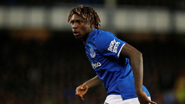 Penyerang muda Everton, Moise Kean.  Foto: Reuters/Craig Brough