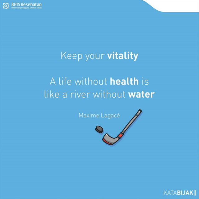Motto dari BPJS Kesehatan | Photo by @bpjskesehatan_ri on Instagram