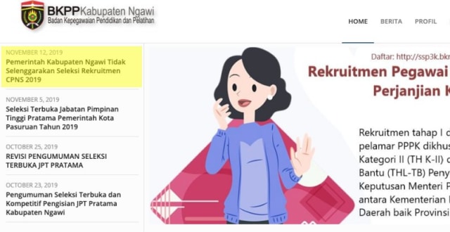 Pemkab Ngawi Tidak Membuka Pendaftaran Cpns 2019 Kumparan Com