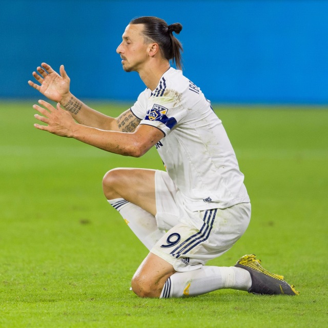 Zlatan Ibrahimovic: Selamat tinggal LA Galaxy. Foto: Kelvin Kuo-USA TODAY Sports via Reuters