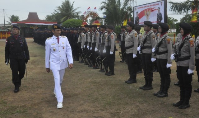 Perayaan HUT Brimob ke 74 di Merauke. (BumiPapua.com/Abdel Syah)