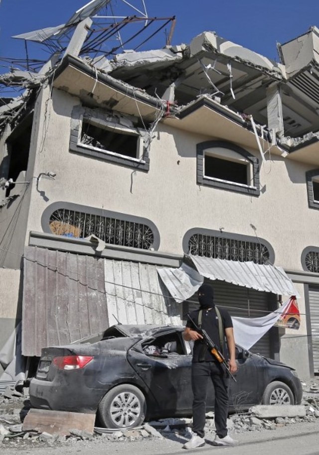 Kondisi Gaza usai diserang Israel Foto: AFP/Said Khatib