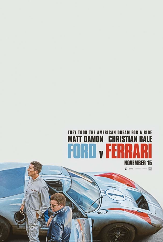 Poster film 'Ford v Ferrari'. Foto: IMDb