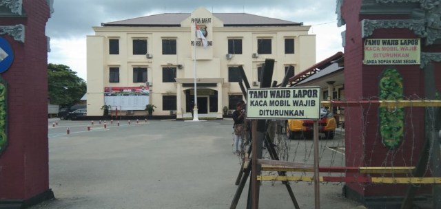 Polres Sorong di Kabsor Papua Barat, foto : Ana