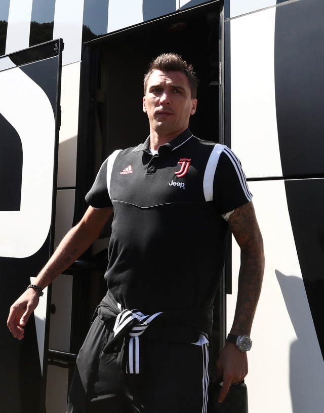 Mario Mandzukic saat masih di tim Juventus. Foto: AFP/Isabella Bonotto