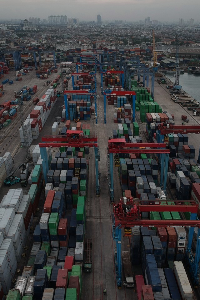 Pelabuhan Tanjung Priok, Jakarta Utara, Kamis (14/11/2019). Foto: Jamal Ramadhan/kumparan