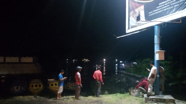 Warga di Ternate berhamburan saat gempa.  Foto: Dok. Cermat