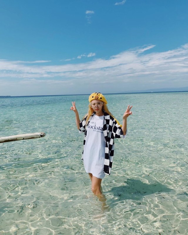 Pulau Bohol yang dikunjungi Sandara adalah salah satu Pulau di Filipina yang belum banyak dikunjungi wisatawan. Luasnya hanya 4.000 km persegi. Foto: Instagram @daraxxi