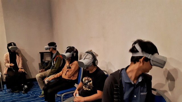 Kampanye isu disabilitas melalui realitas maya (VR). (Foto: Assyifa)