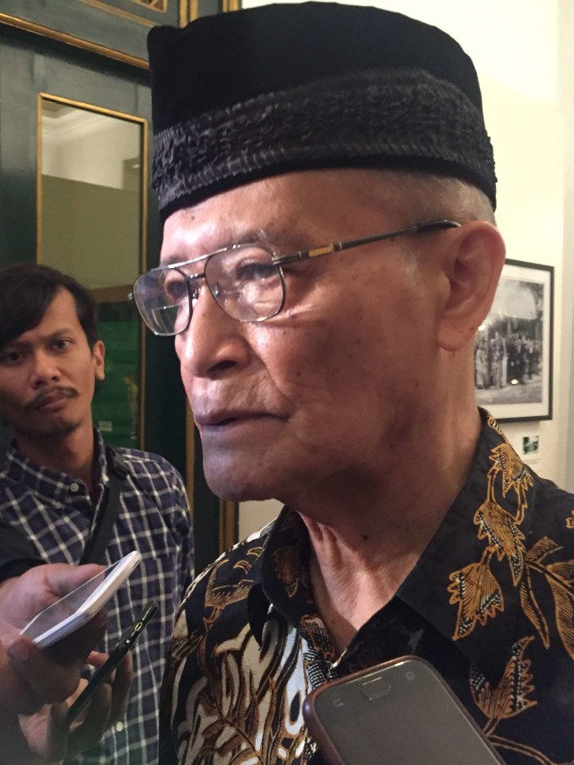 Mantan Ketua PP Muhammadiyah Ahmad Syafii Maarif atau Buya Syafii. Foto: Arfiansyah Panji Purnandaru/kumparan