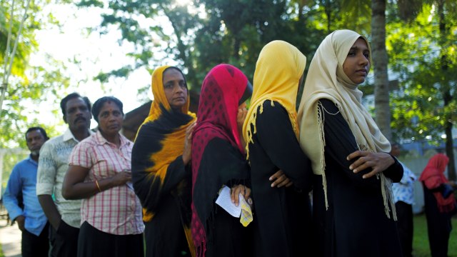Warga muslim Sri Lanka, Pemilihan Presiden di Srilanka
