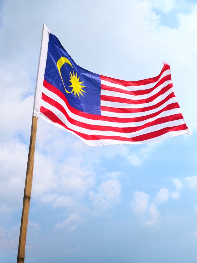 Ilustrasi bendera Malaysia. Foto: Shutter Stock