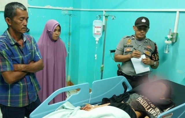 Kondisi Syafila (12) korban penyanderaan dan penikaman di sebuah masjid di Pinrang.
