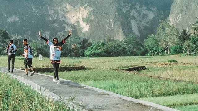 Minang Geopark Run 2018. (@geoparkrun)