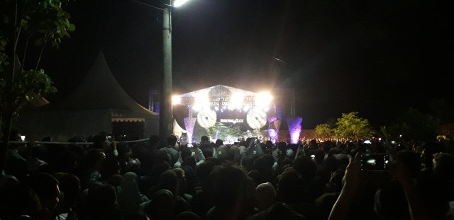 Suasana panggung Ngayogjazz 2019. foto: Dion