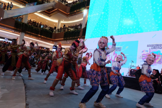 Peserta Indonesia Menari 2019 di Medan. Foto: SumutNews