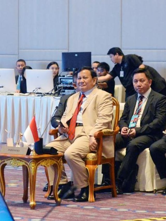 Menhan Prabowo hadiri ASEAN Defence Ministers Meeting di Bangkok, Thailand.  Foto: Dok. Kemhan
