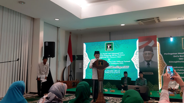 PPP Gelar Maulid Nabi dan 100 Hari Kepergian Kiai Maimoen Zubair (86328)
