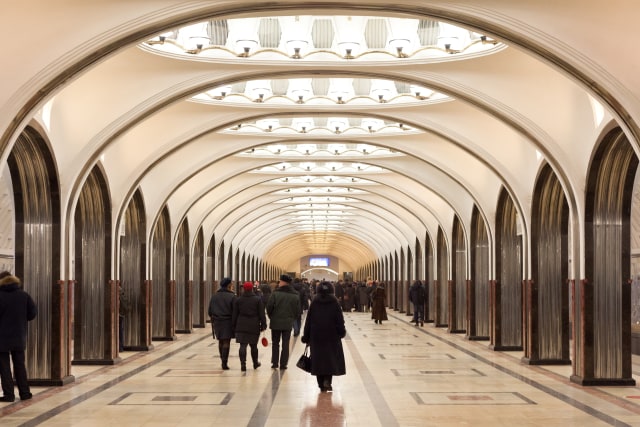 Mayakovskaya Station. (Foto: Flickr/Addison Godel)